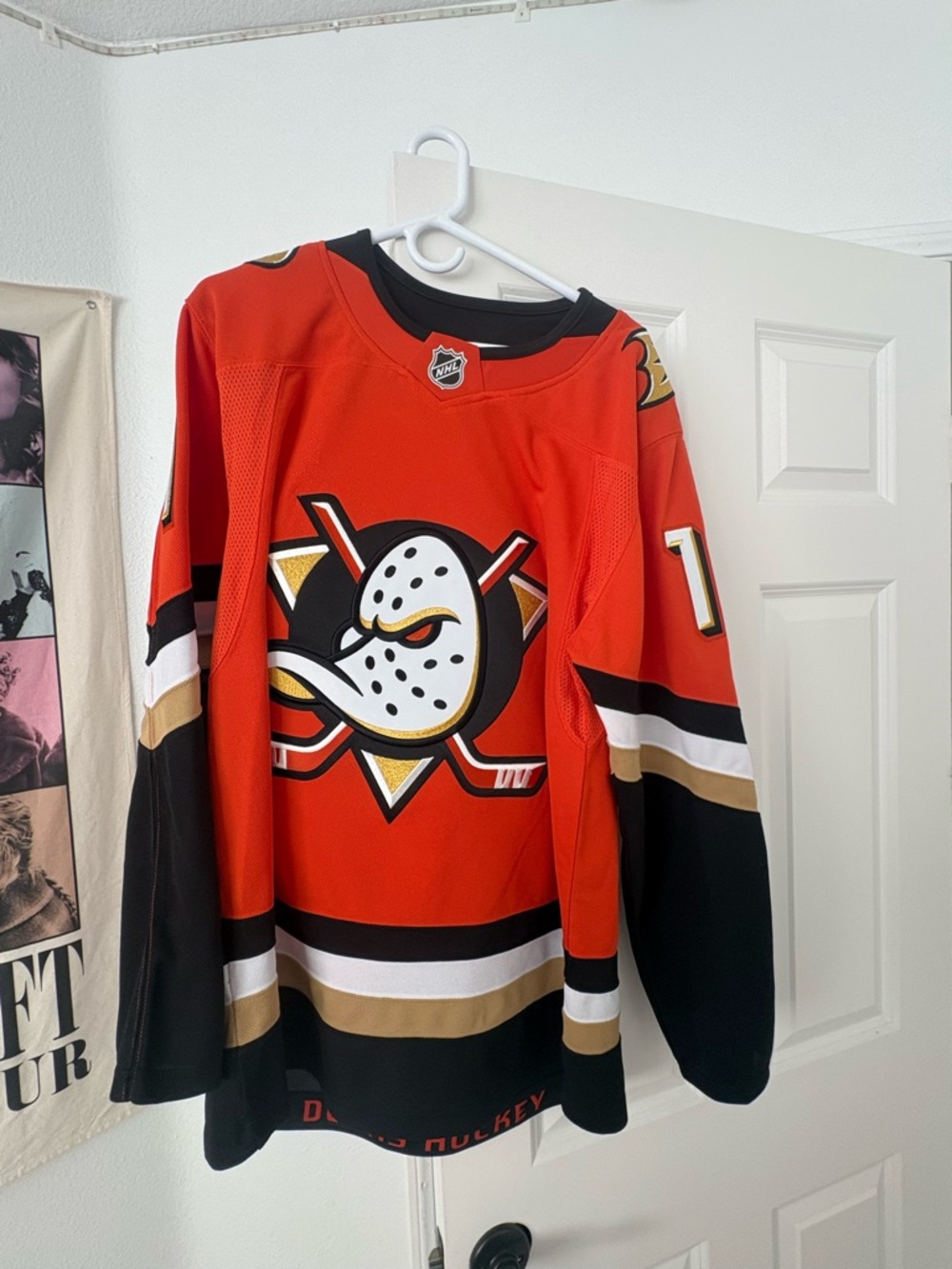 NHL Anaheim Ducks Trevor Zegras Premium  Home Jersey